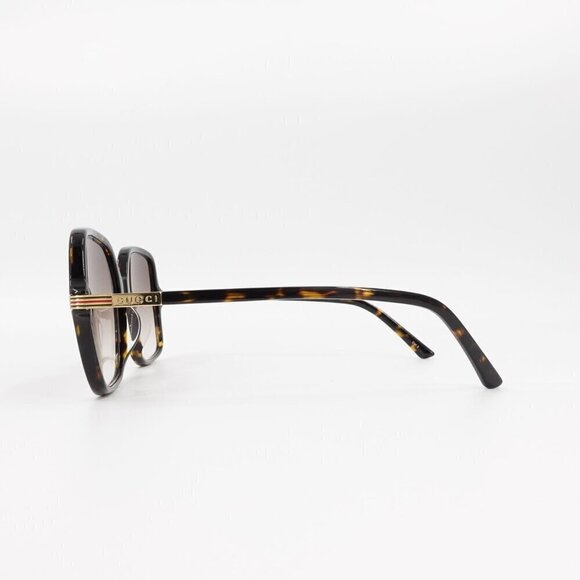 Gucci GG1448 Square Sunglasses Tortoise Brown OS - Picture 14 of 15